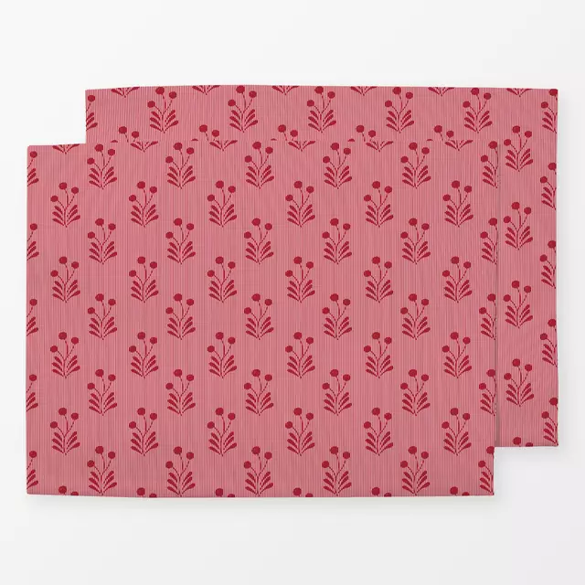 Tischset Scandi Flower on Strips