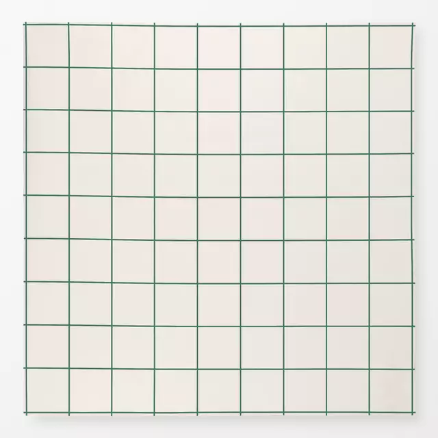 Tischdecke Grid beige grün