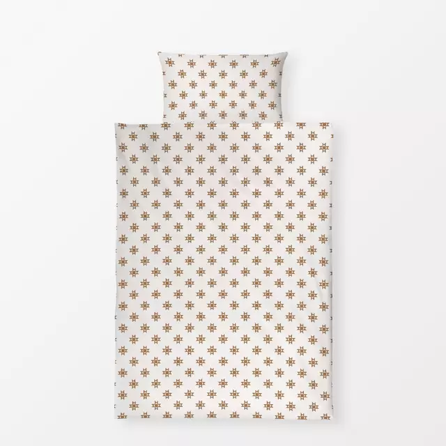 Bettwäsche Paper Star brown