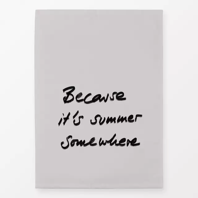 Geschirrtuch It´s summer somewhere Grau