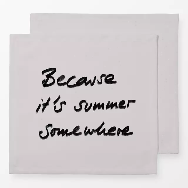 Servietten It´s summer somewhere Grau