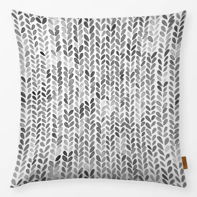 Kissen Knitting Wolle Texture Neutral