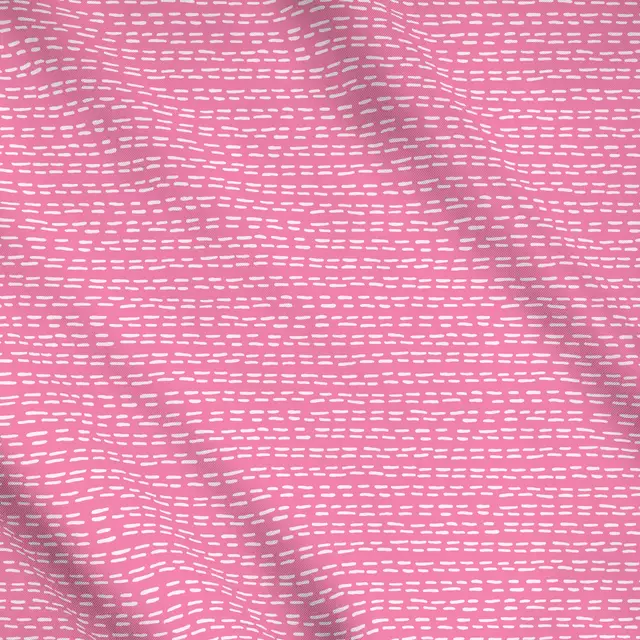 Meterware Mini Streifen hot pink