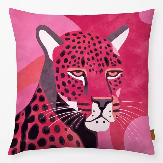 Kissen Pink Leopard