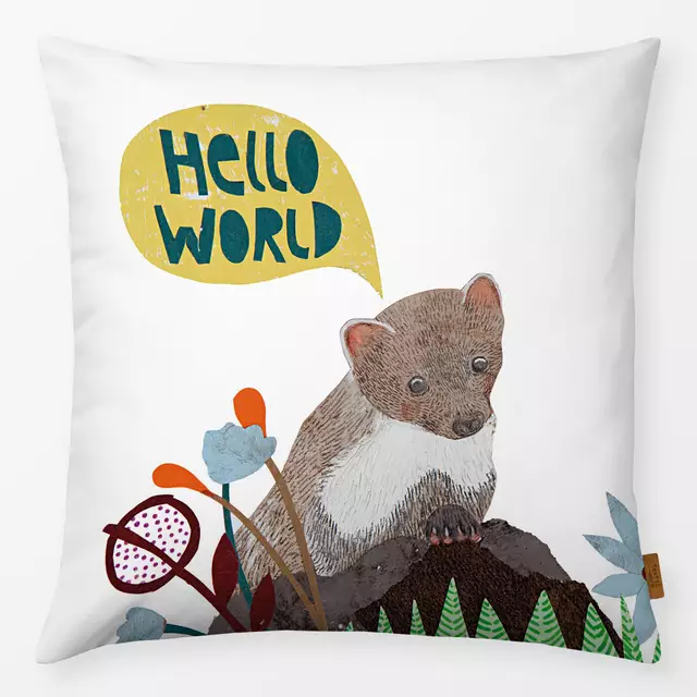 Kissen Hello world