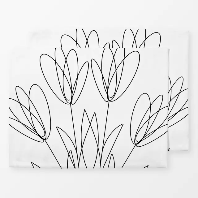 Tischset Tulpen 4