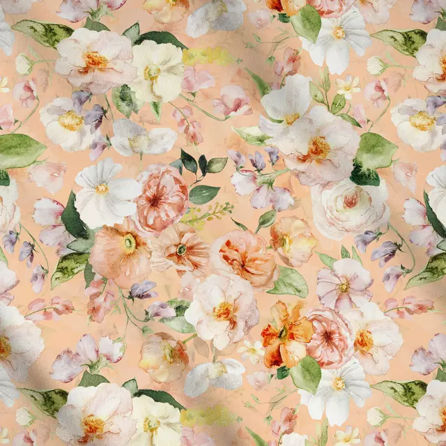 Meterware Sommerblumen Wiese 2
