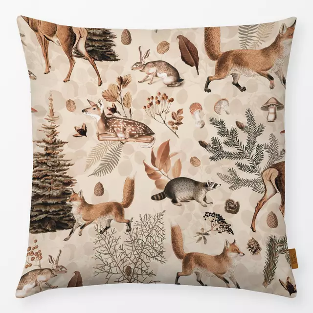 Kissen Fall Forest Impressions beige