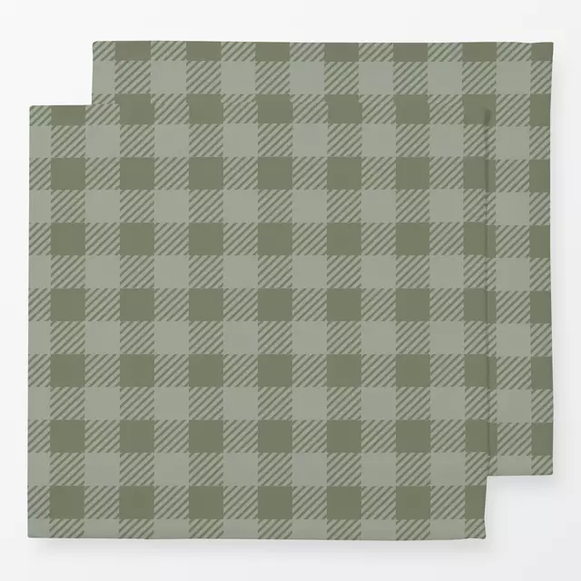 Servietten Shepard Check green