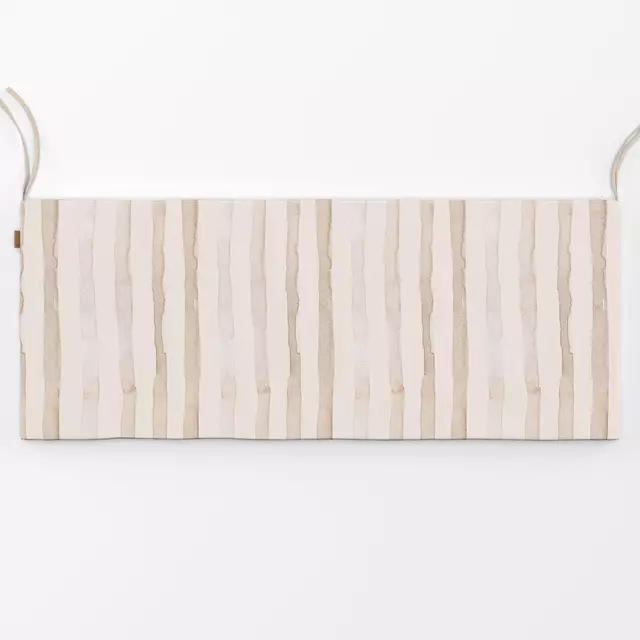 Bankauflage Streifen Blush Terrakotta