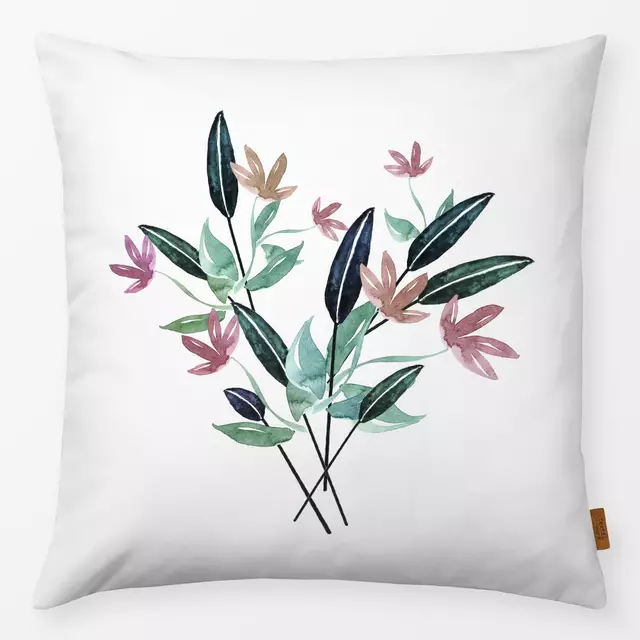 Kissen Fantasievolles Blumenbouquet