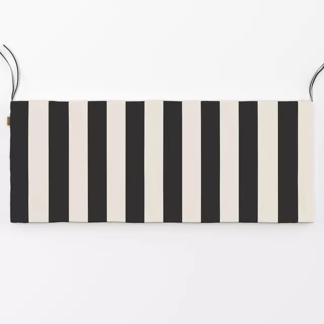 Bankauflage Classic Black&White Stripes