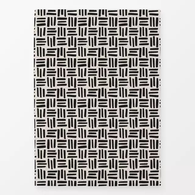 Geschirrtuch Woven Lines black