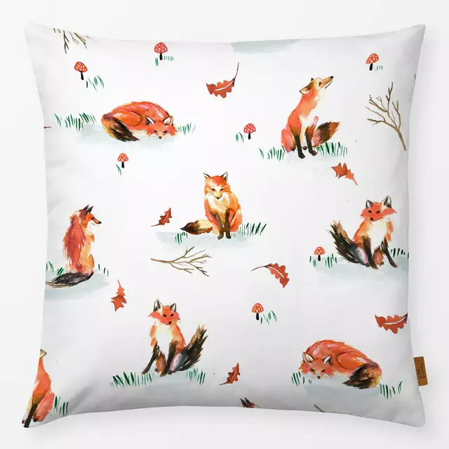 Kissen Woodland Foxes Classic Fall