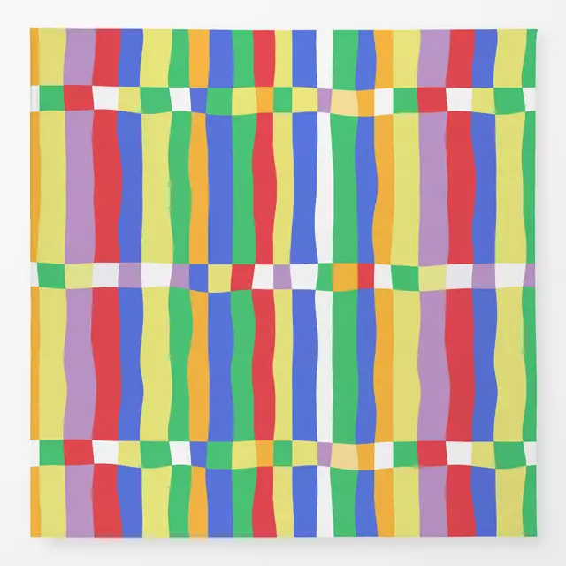 Tischdecke Bold Stripes Graphic Colorful
