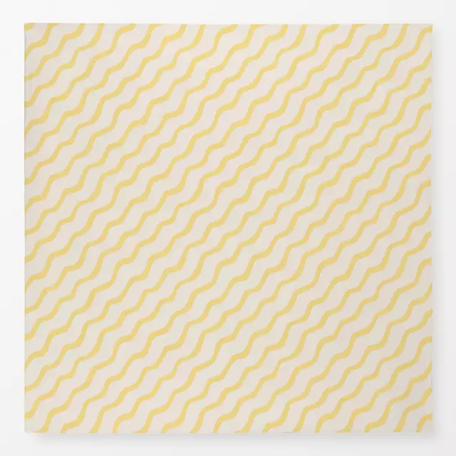 Tischdecke Wellen Diagonal Gelb