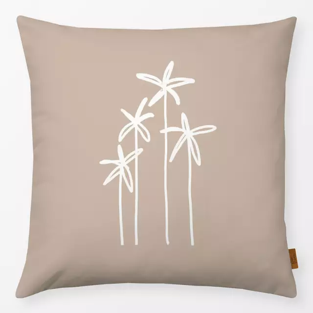 Kissen White Palm