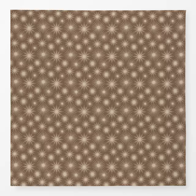 Tischdecke Boho Shining Stars cocoa