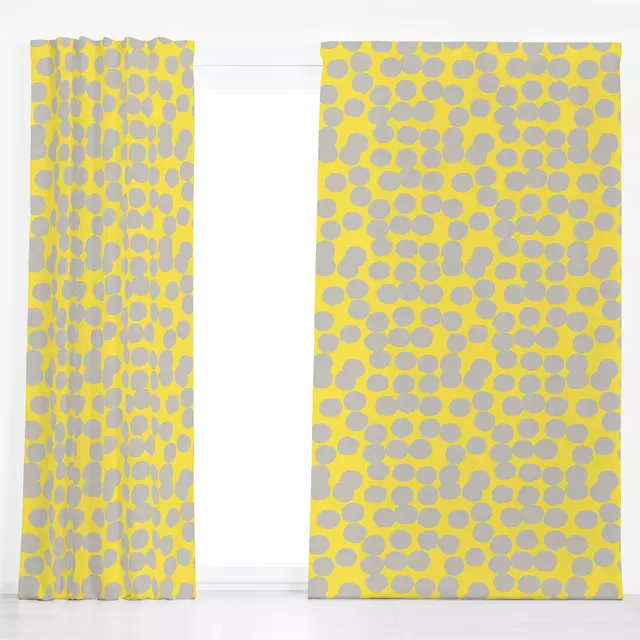 Dekovorhang Dots Collage Illuminating
