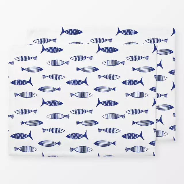 Tischset Muster Fische