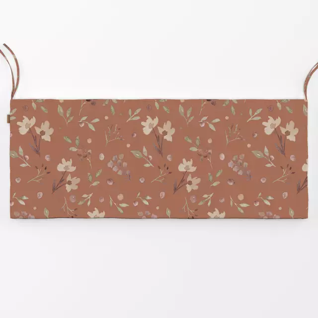 Bankauflage Herbst Aquarell Blätter Blumen