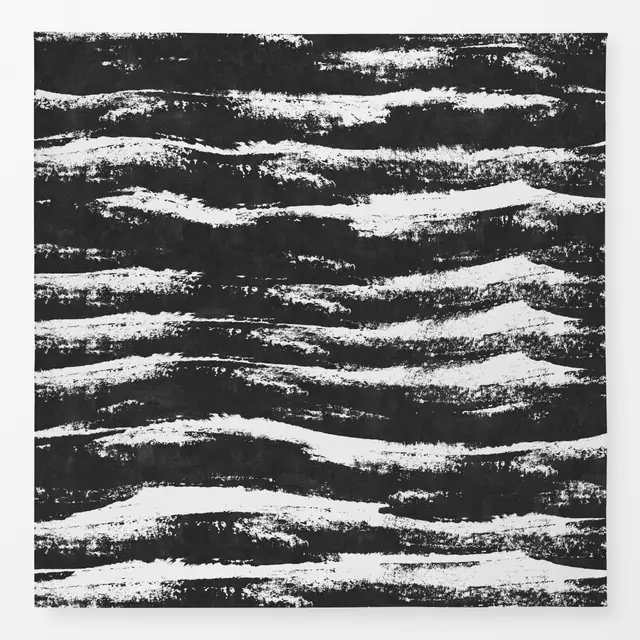 Tischdecke stormy sea black ocher