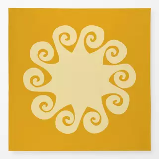 Tischdecke Sonne 2 Wendemotiv