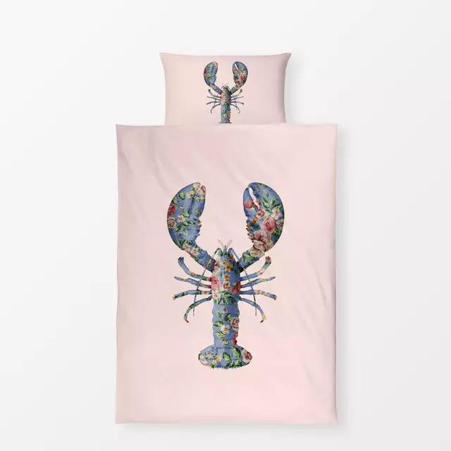 Bettwäsche Floral Lobster