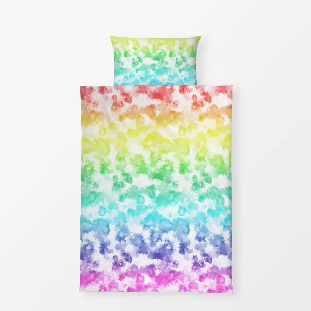 Bettwäsche Batik Regenbogen Pride