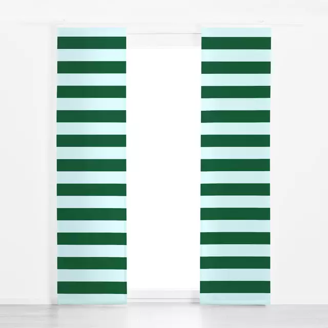 Flächenvorhang Stripes green bold