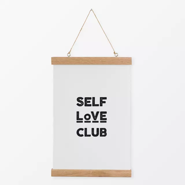 Textilposter Self Love Club