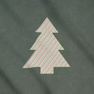 Meterware Striped Christmas tree I