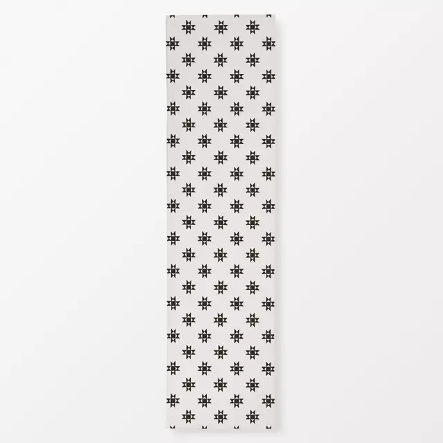 Tischläufer Paper Star charcoal beige