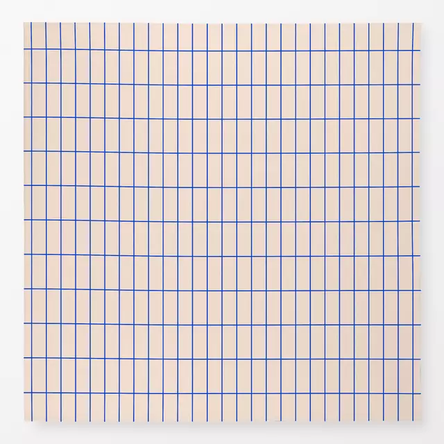 Tischdecke Grid Weiß & Blau