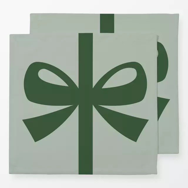 Servietten Christmas Gift Green