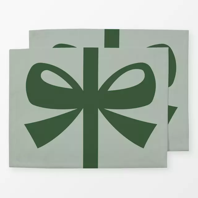 Tischset Christmas Gift Green