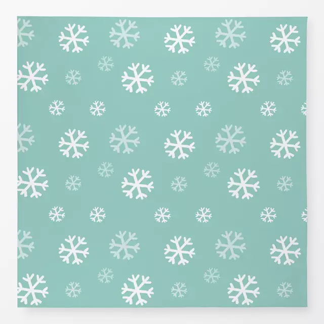 Tischdecke Pinguin mit Eisblume
