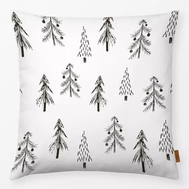 Kissen Weihnachtsbäume Winterwald