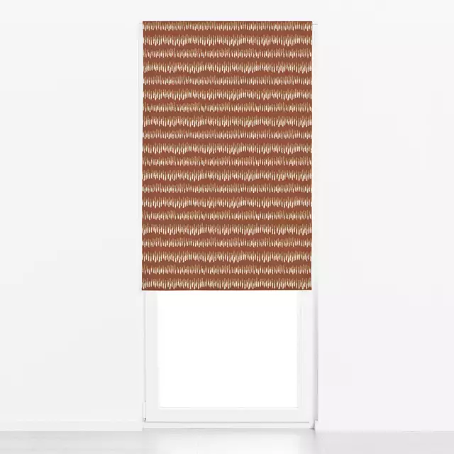 Raffrollo Brushstrokes on rust