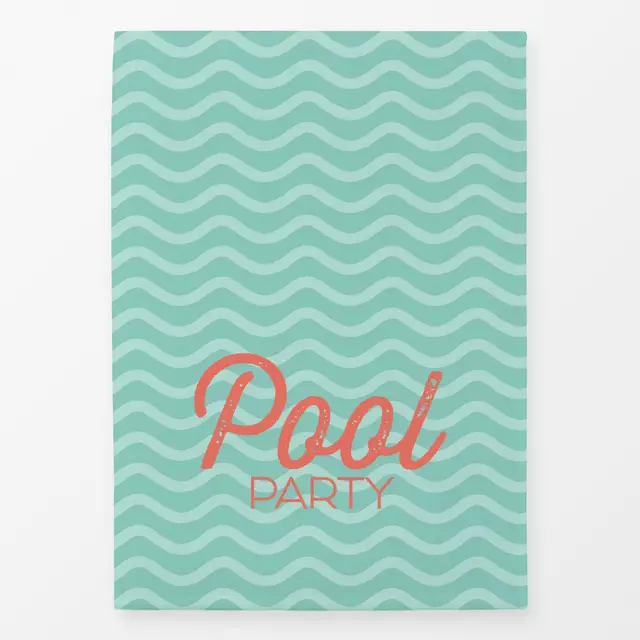 Geschirrtuch Pool Party
