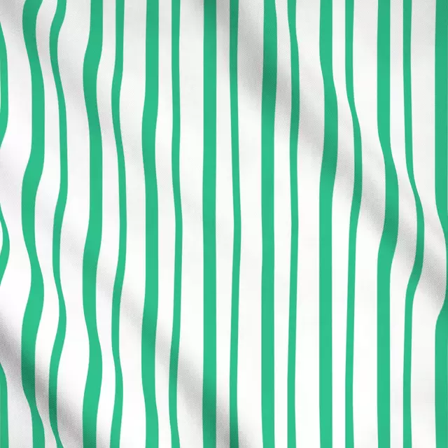 Meterware Green cutout stripes