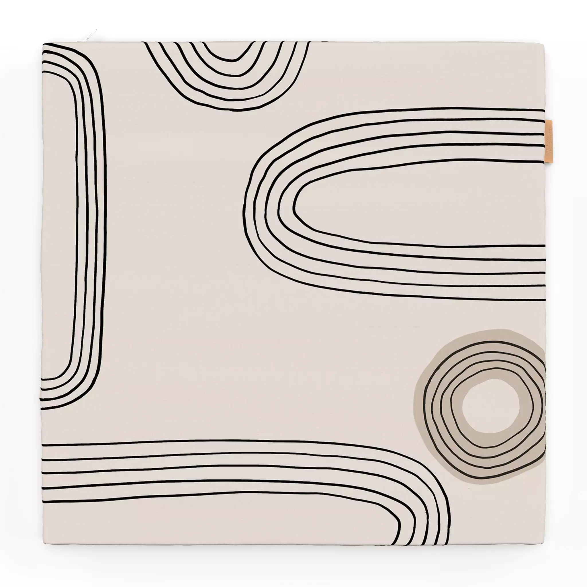 Sitzkissen Lines and Circles Lines and Circles