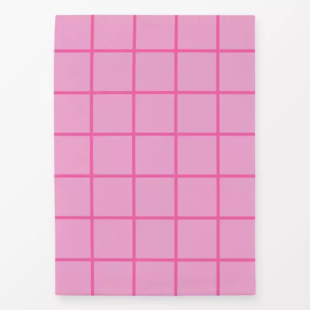 Geschirrtuch Pink & Rosa Grid