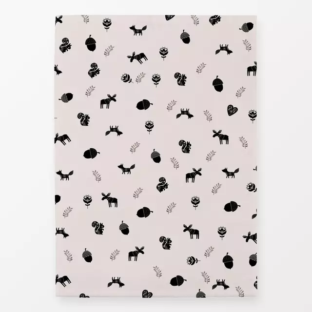Geschirrtuch Skandinavisches Muster Beige