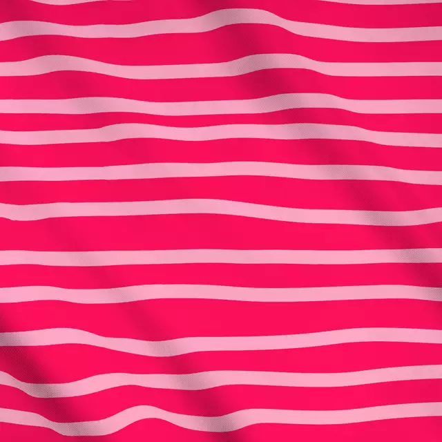 Meterware Pink Stripes Horizontal