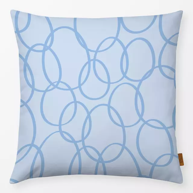 Kissen Abstract Easter Shapes Blue