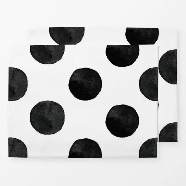 Tischset Black Dots
