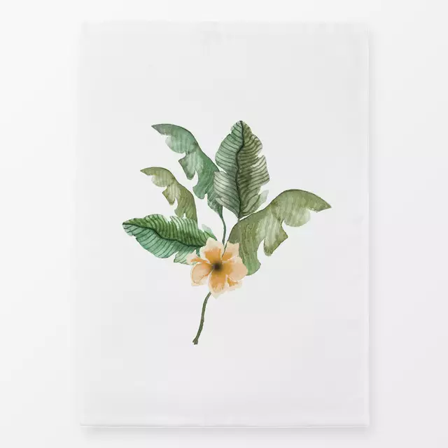 Geschirrtuch Tropisches Palmenbouquet