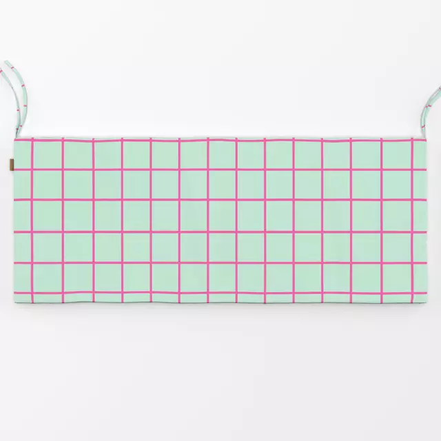 Bankauflage Pink & Mint Grid