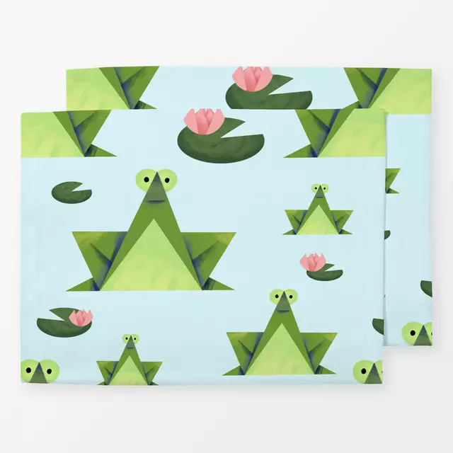 Tischset Froschteich